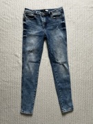 Skinny jeans Sinsay 36 niebieskie vintage