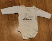 Body z długim rękawem dla dziewczynki 62 cm.