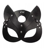 Maska skórzana Kot nowe tanio 