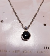 Naszyjnik mały okrągły Wisiorek Zawieszka   na Łańcuszku