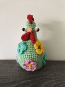 Kura, ozdoba Wielkanocna, szydełko 