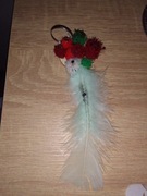 Breloczek do torebki kluczy rękodzieło.Torebka nie na sprzedaż .