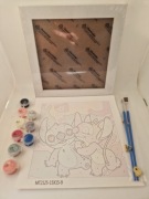 Malowanie po numerach Stitch Disney 20x20 Zestaw z Ramką