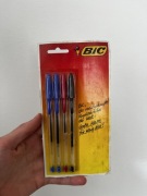 Kultowe Długopisy BIC - Vintage lata 90. - NOWE w blistrze!
