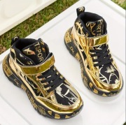 Złote buty na rzepy 34,5