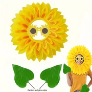 Strój przebranie kostium słonecznik zestaw 4 elementy maska okulary