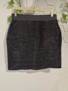 Spódnica damska Cubus czarna mini M błyszcząca elastyczna