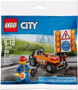 Lego City 30357 Robotnik drogowy Polybag MISB z 2018