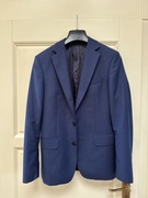 Garnitur młodzieżowy niebieski elegancki 