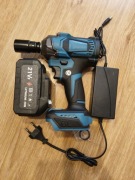 Akumulatorowy mocny klucz udarowy + bateria i ładowarka.