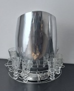 Zestaw - kuler + 12 kieliszków + podstawka