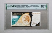 20 zł - 2010 - 200. rocznica urodzin Fryderyka Chopina - PMG 67 EPQ
