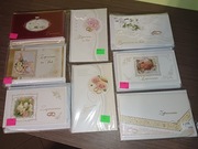 Wyprzedaż po sklepie branża ślubno-komunijna zaproszenia