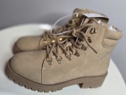 BUTY BEŻOWE DAMSKIE CLEVE ROZM: 37