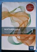MATEMATYKA 1 podręcznik Nowa era