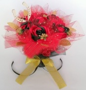 Bukiet ślub dekoracja prezent Walentynki urodziny Dzień Babci hand made