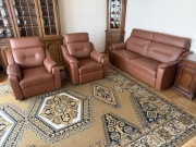VERO Papavero zestaw sofa + 2 fotele rozkładane