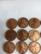 zestaw 1 cent USA od 1918 do 1949 