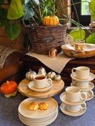 Promocja Talerze 18 el z kubkami białe