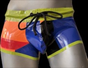 Bokserki męskie kąpielówki latex M