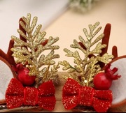 Nowe spinki Świąteczne Boże Narodzenie 2 pack uszka renifera 