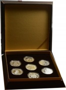2008REPLIKI KRÓLEWSKICH MONET POLSKICH,SREBRO,Etui,CoA
