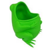 Doniczka osłonka Figurka dekoracyjna ozdobna Śmieszna Żaba Prezent 