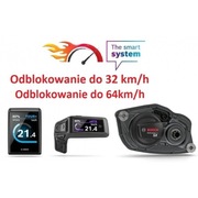 Bosch Smart  Odblokowanie 32km / 64km Przyspieszenie zdalna Online