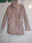 Płaszcz Bershka różowy