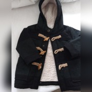 Wełniany płaszczyk budrysówka Zara rozmiar 86