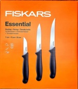 Fiskars essential Zestaw 3 noży kuchennych super ostre