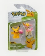 Jazwares Pokemon Battle Figure Pack Pikachu + Deerling (Spring Form)