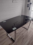 Stół szklany czarny glamour 