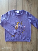 Sweterek unicorn 116-122 6-7 
