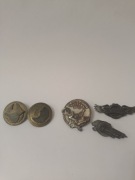 Stare znaczki blachy ze zlotów motocyklowych 5 sztuk