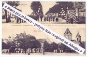 SŁUPCA SLUPCA Granica zaborów rogatka, rynek i cerkiew, obieg 1915