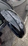 2 szt Przeciwdeszczowe uniwersalne osłony/uszczelki na lusterka samochodowe