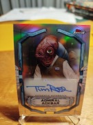Tim Rose - Admiral Ackbar - Gwiezdne Wojny (Star Wars)- karta -autograf