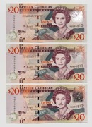 Karaiby Wschodnie 20 dolarów P.53 UNC