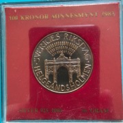 100 koron 1983 Szwecja  Parlament Helgeandsholmen Ag 0,925 waga 16 g