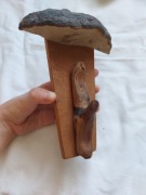 Ozdoba na ścianę na klucze drewniana prl 