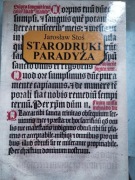 Jarosław Stoś - Starodruki Paradyża Unikat stan Bardzo dobry