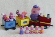 Świnka Peppa Pociąg dziadka, figurki 