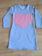 Sukienka 122cm Szara 