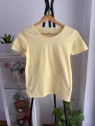 Żółty t-shirt z bawełną 100% cotton