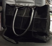 Torebka damska duża zamszowa 