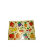 Układanka edukacyjna z owocami