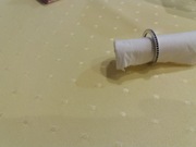 srebrna obrączka fi 16,5 czarne