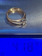 Złoty pierścionek pr. 585.
