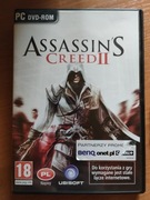 Pudełko z płytą i instrukcją do gry "Assassin's Creed II"